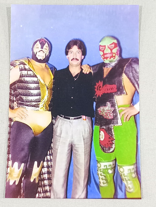 Mil Mascaras  & El Canek  1999 in Tijuana(A-3)