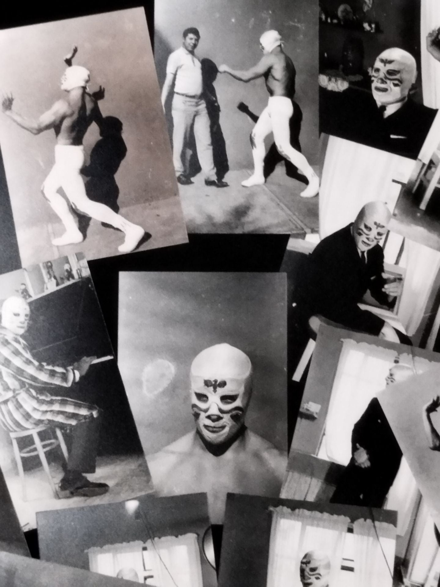 ミル・マスカラス 1960年代 Lucha Libre誌 撮影白黒写真セット