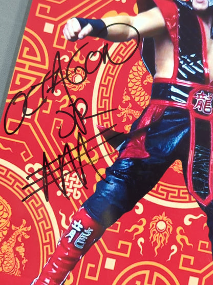 AAA オクタゴン・ジュニア 直筆サイン入りポートレート(A-1)