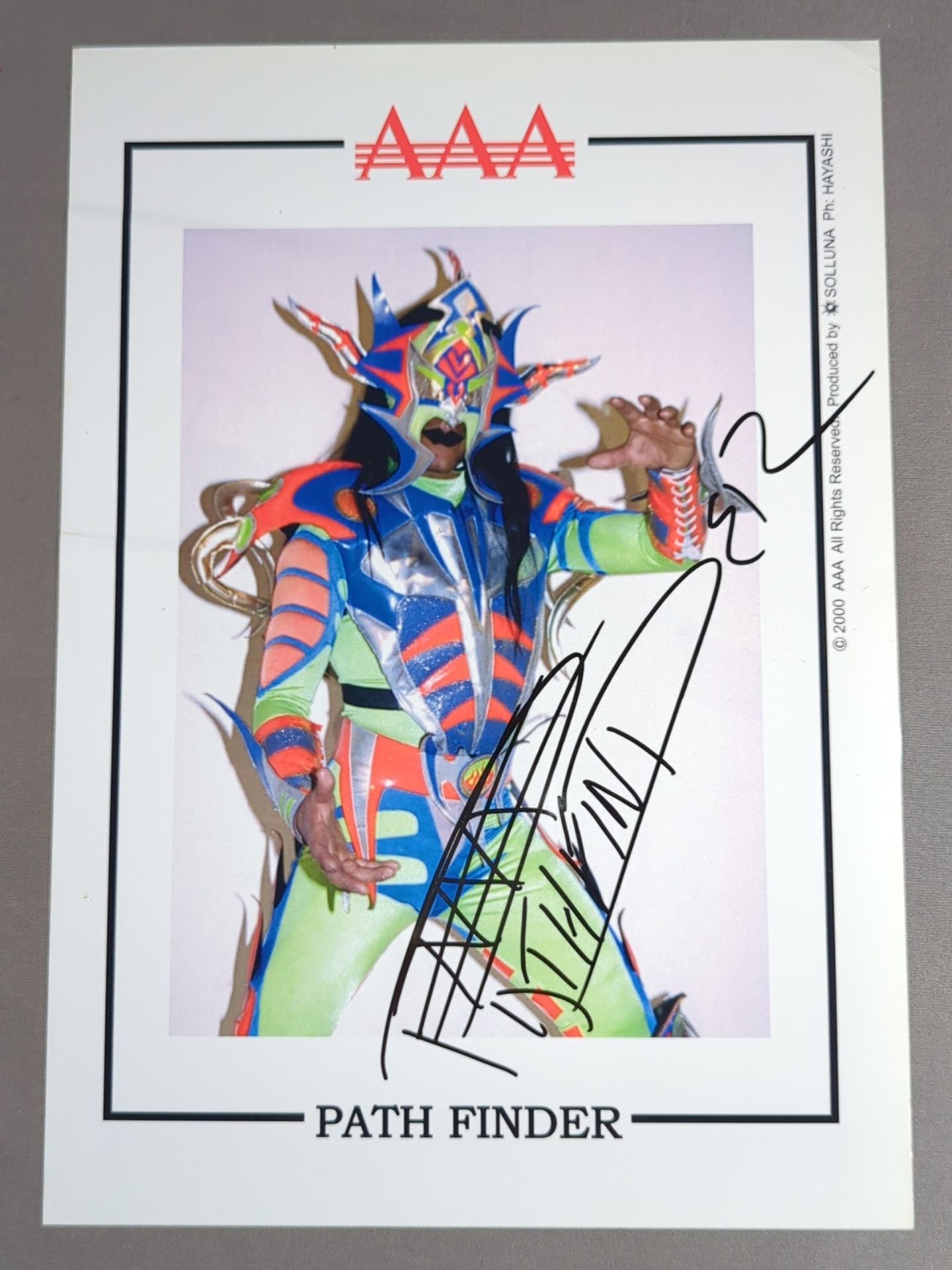 AAA パス・ファインダー 直筆サイン入りポートレート①