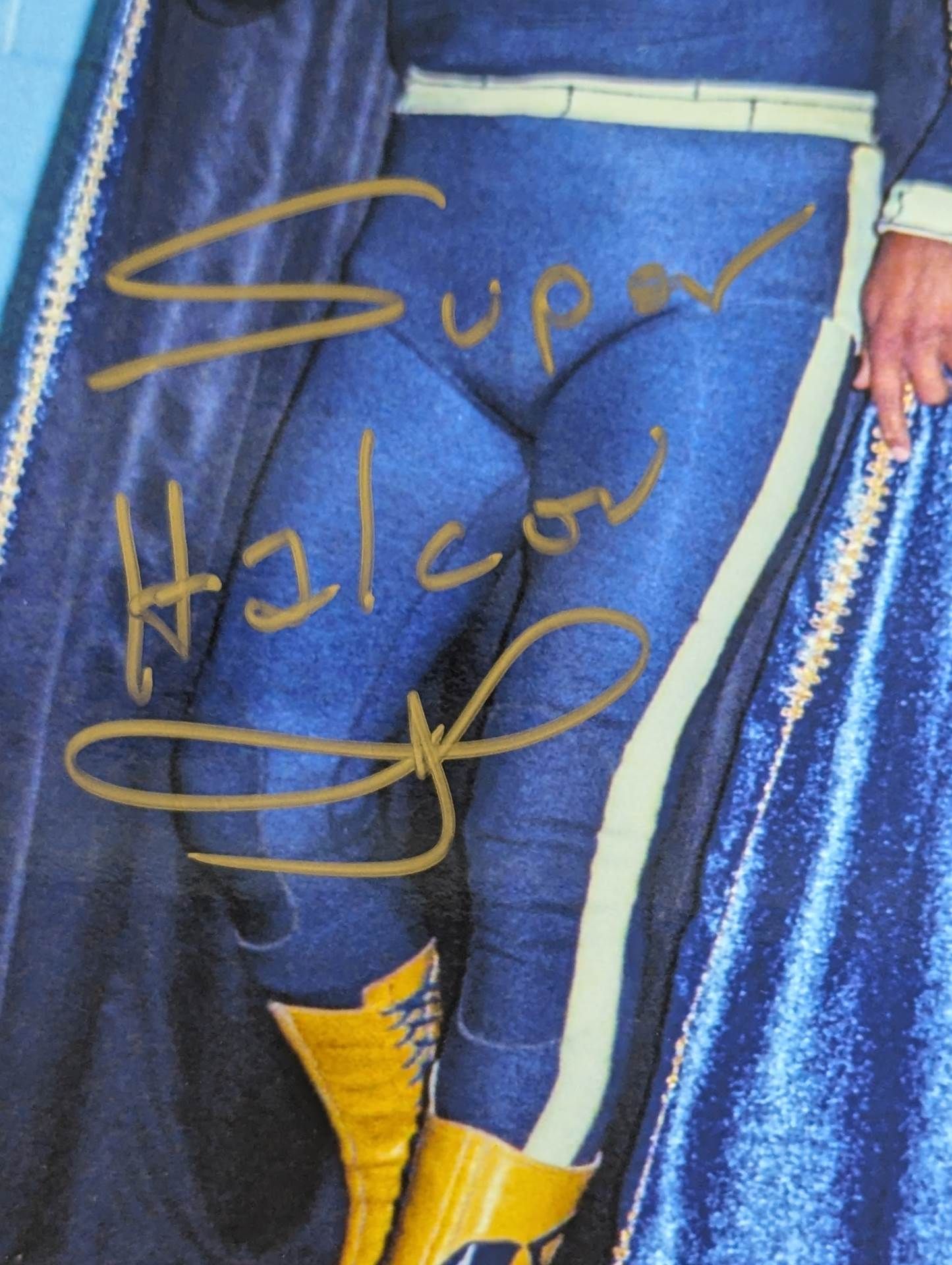 Super Halcon  hand signed autograph  LargeFormat photo  (A-1)