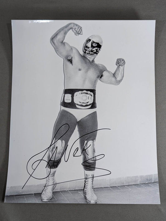 Canek hand signed autograph  Black and White Pro-Photo  (A-1)