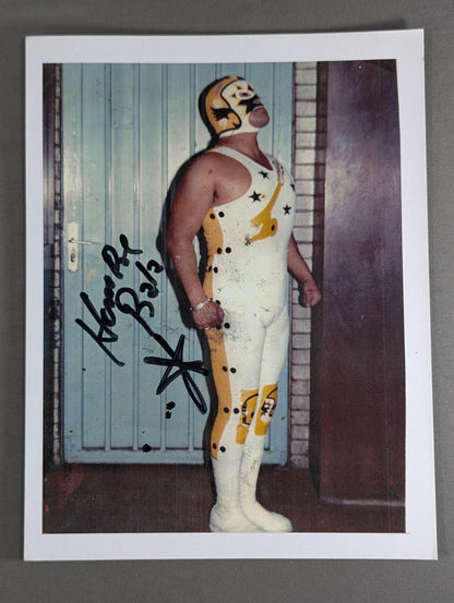 Hombre Bala  hand signed autograph  LargeFormat photo  (A-1)
