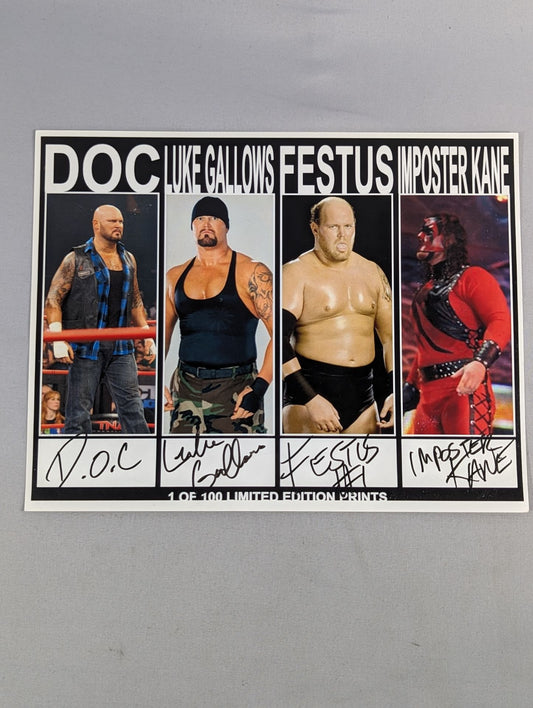 ドク・ギャローズ【4パターン】直筆サイン入りポートレート①