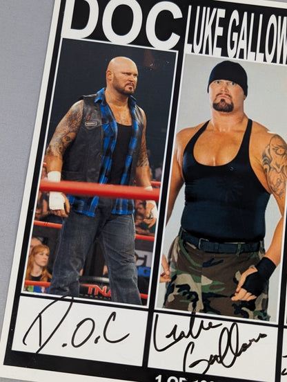 ドク・ギャローズ【4パターン】直筆サイン入りポートレート①