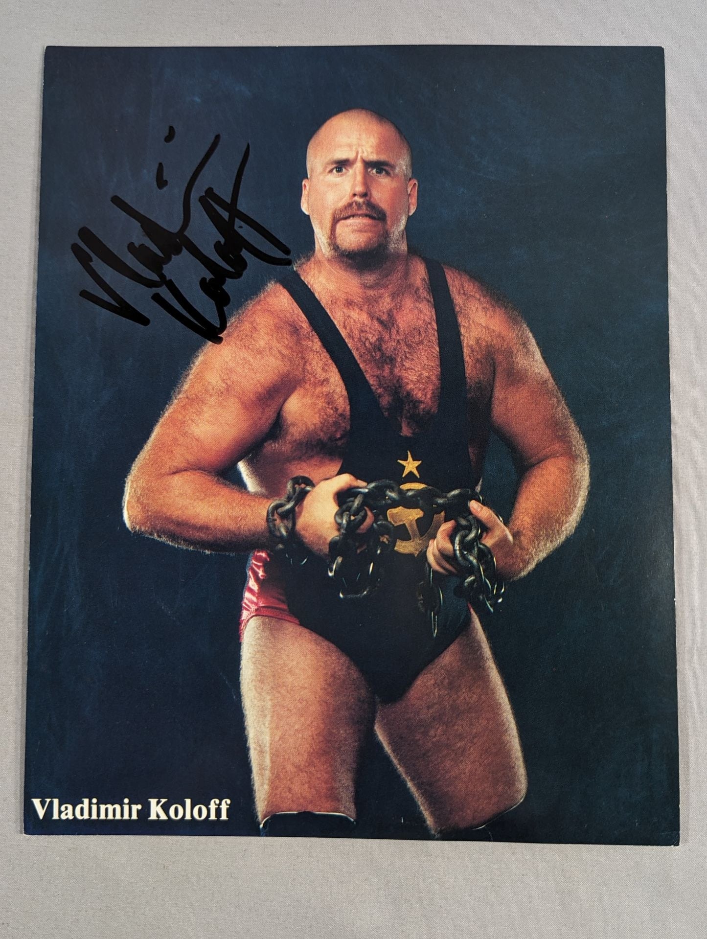 ウラジミール・コロフ 直筆サイン入りポートレート