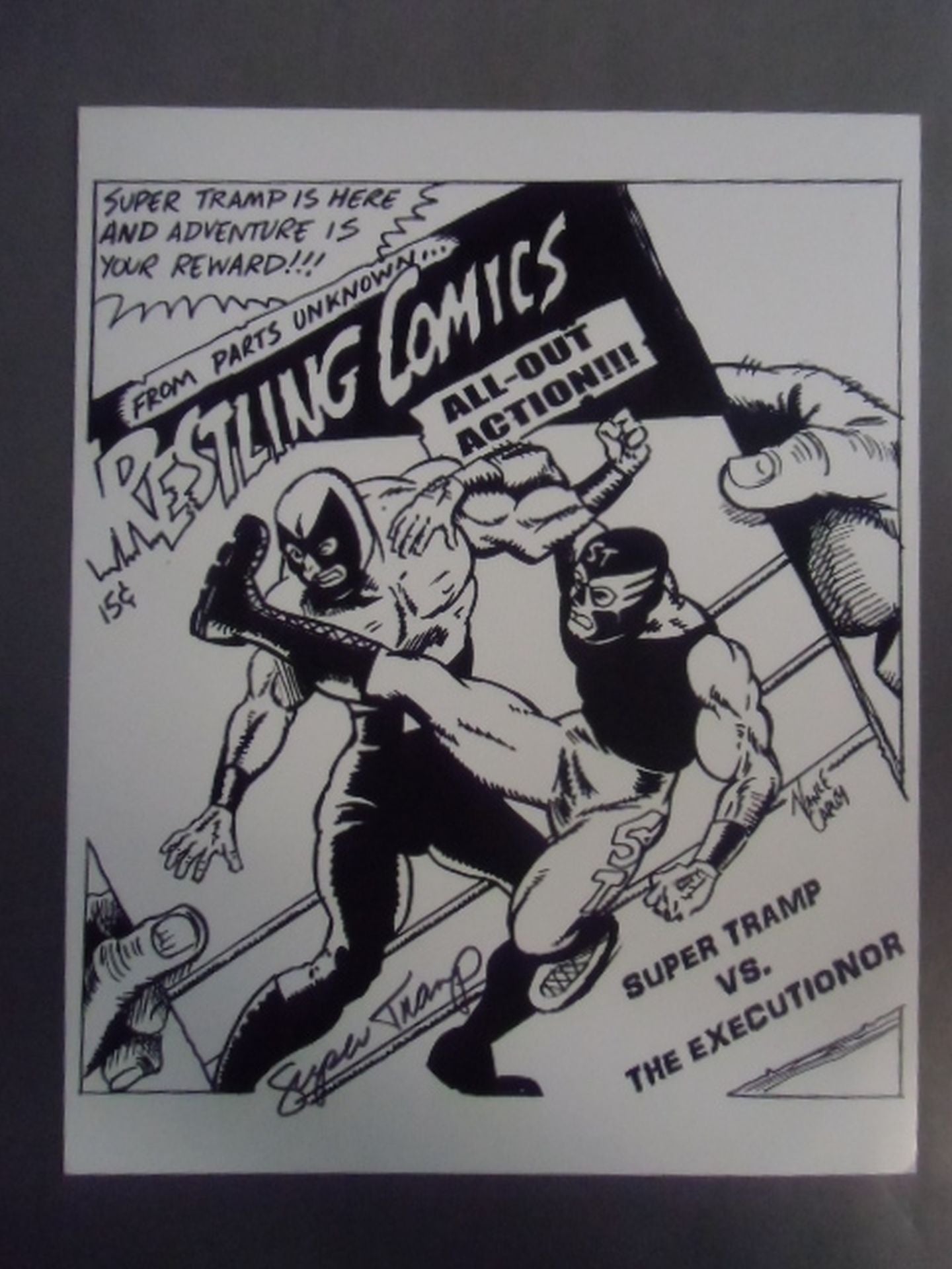 スーパー・トランプ 直筆サイン入りポートレート(B)