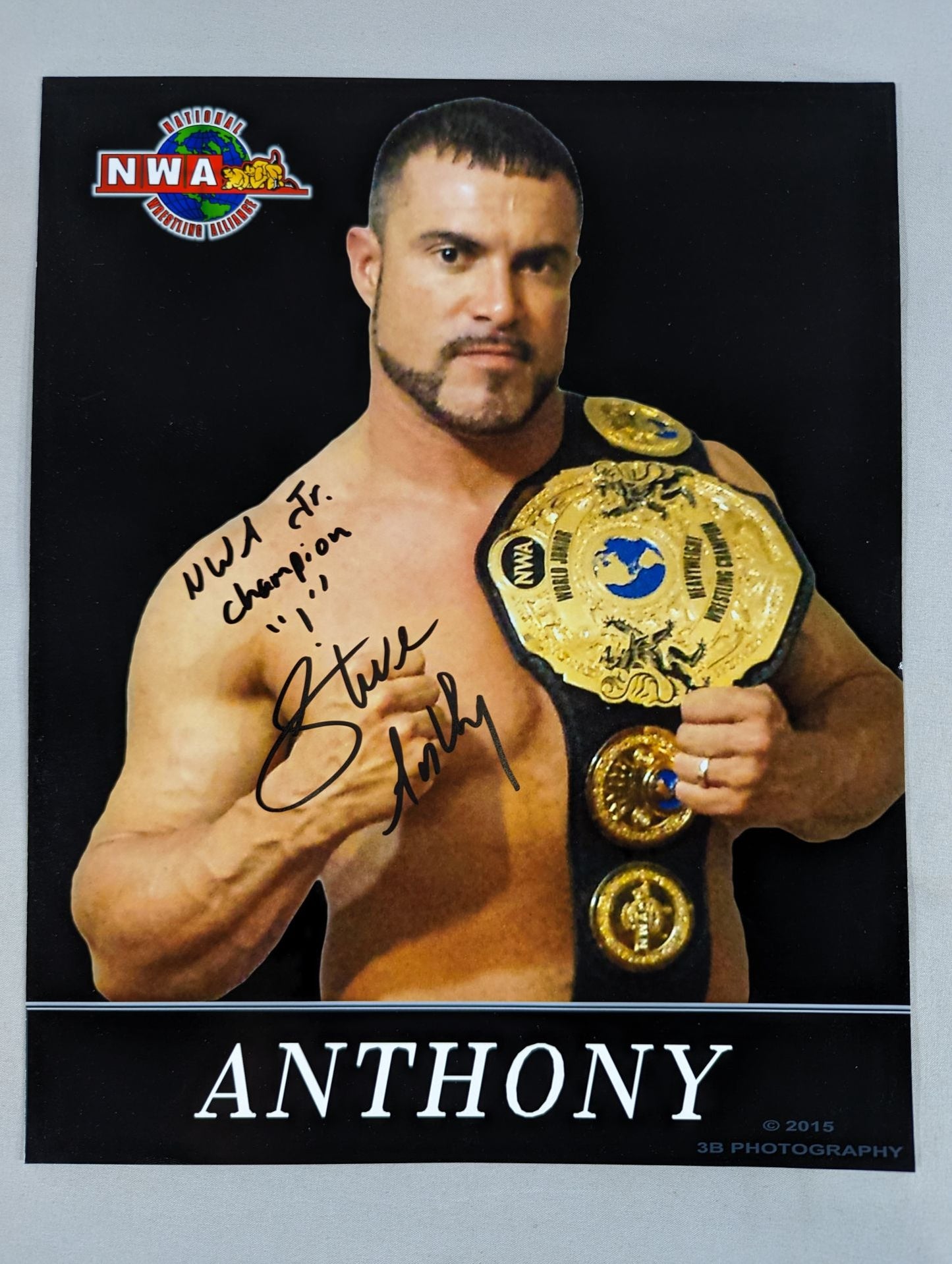 スティーブ・アンソニー 直筆サイン入り ポートレート(A-1)