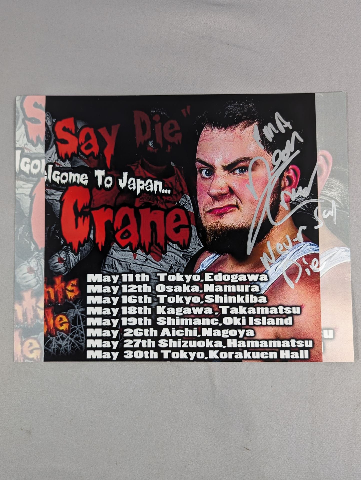 ジョシュ・クレイン 直筆サイン入りポートレート