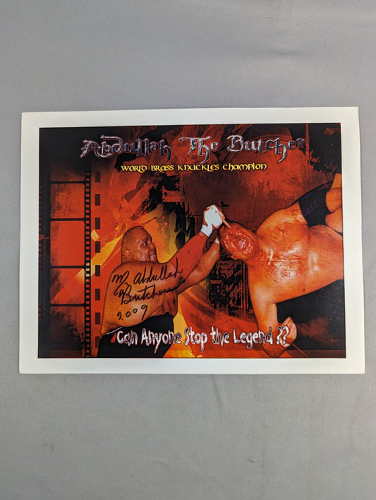 Abdullah the Butcher hand signed autograph Pro-Photo (A-5)