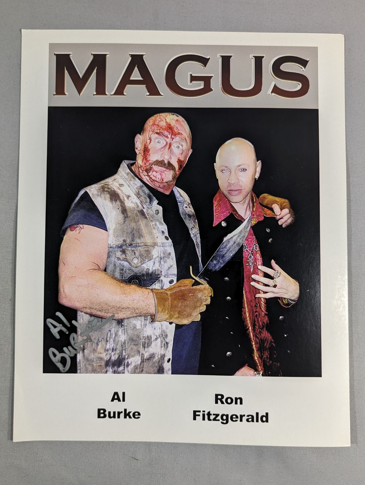 アル・バーク 直筆サイン入り ポートレート(A-1)