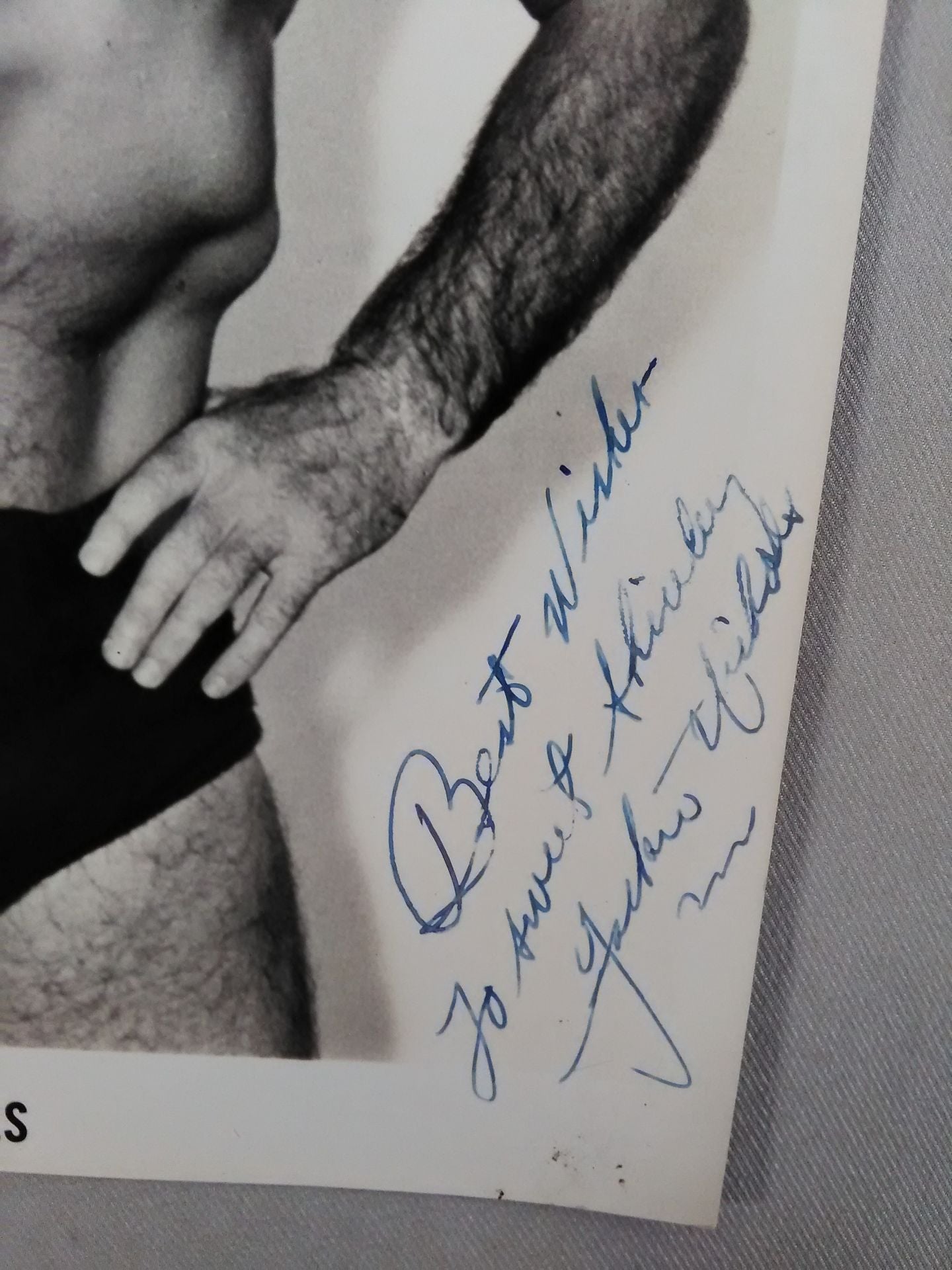 Jackie Nichols hand signed autograph Black and White Pro-Photo (1)