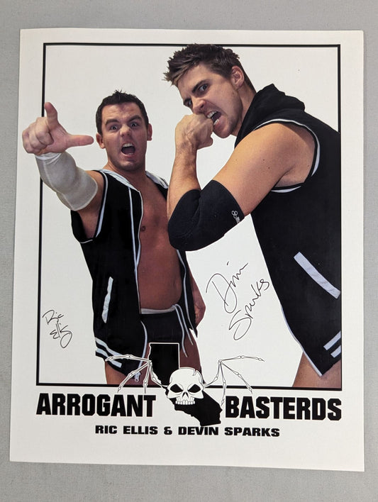 アロガント・バスターズ 直筆サイン入りポートレート