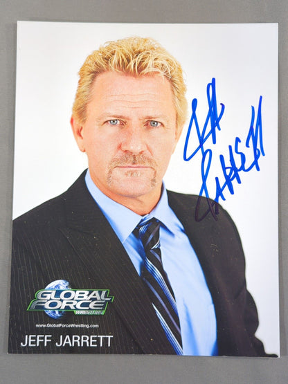 Jeff Jarrett  hand signed autograph Pro-Photo  (A-1)