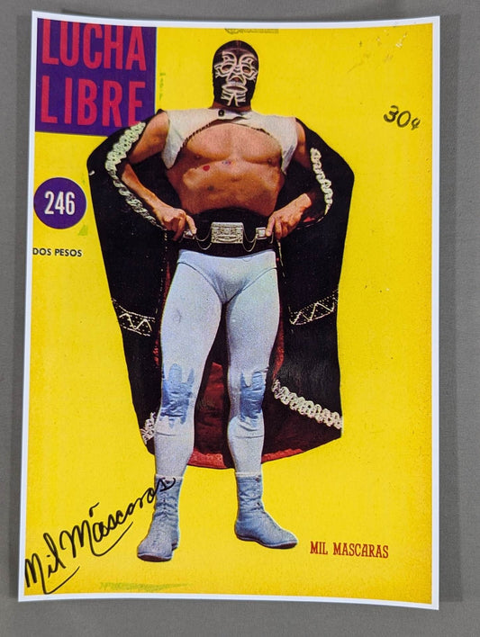 Mil Mascaras  Large format photo  (A-3)