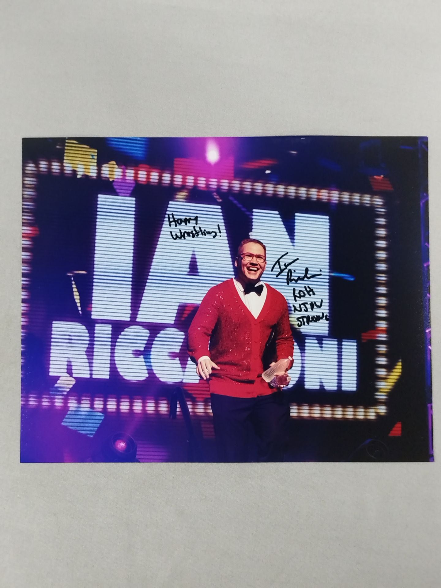 イアン・リッカボーニ 直筆サイン入り ポートレート