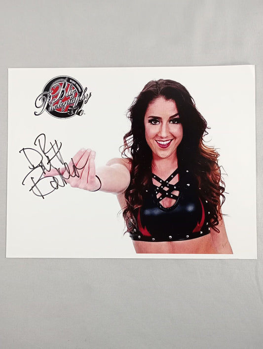 Britt Baker hand signed autograph Pro-Photo (A-1)