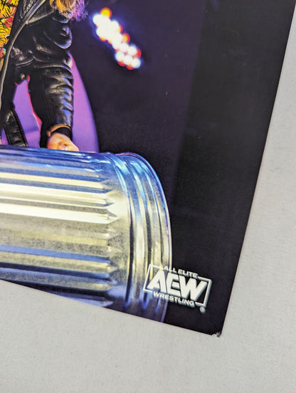 ★AEW★ ジョーイ・ジャネラ 直筆サイン入りポートレート(A-1)