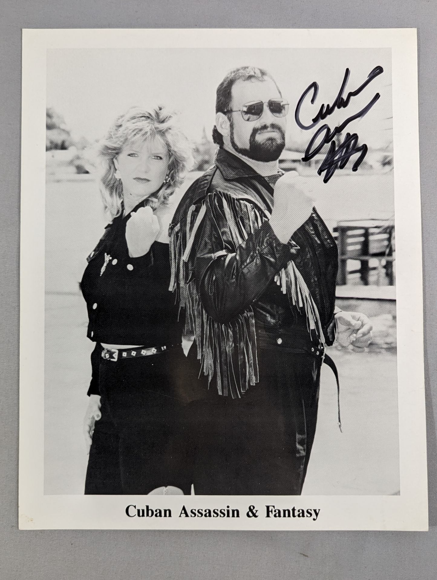 キューバン・アサシン(デビッド・シェラ) 直筆サイン入り ポートレート