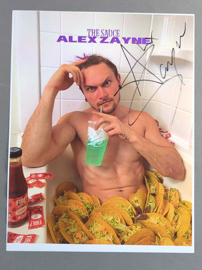 アレックス・ゼイン 直筆サイン入りポートレート(A-4)