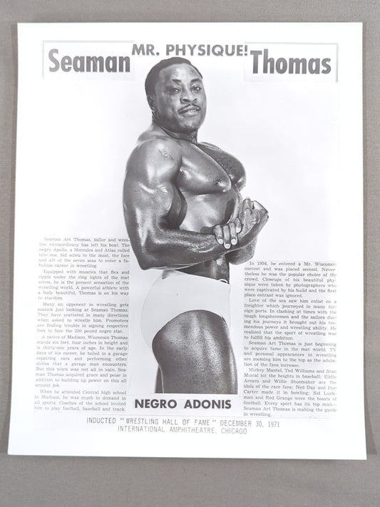 アート・トーマス 白黒ポートレート①