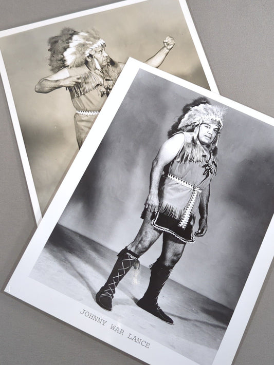Big Comanche Black and White Pro-Photo Set of 2