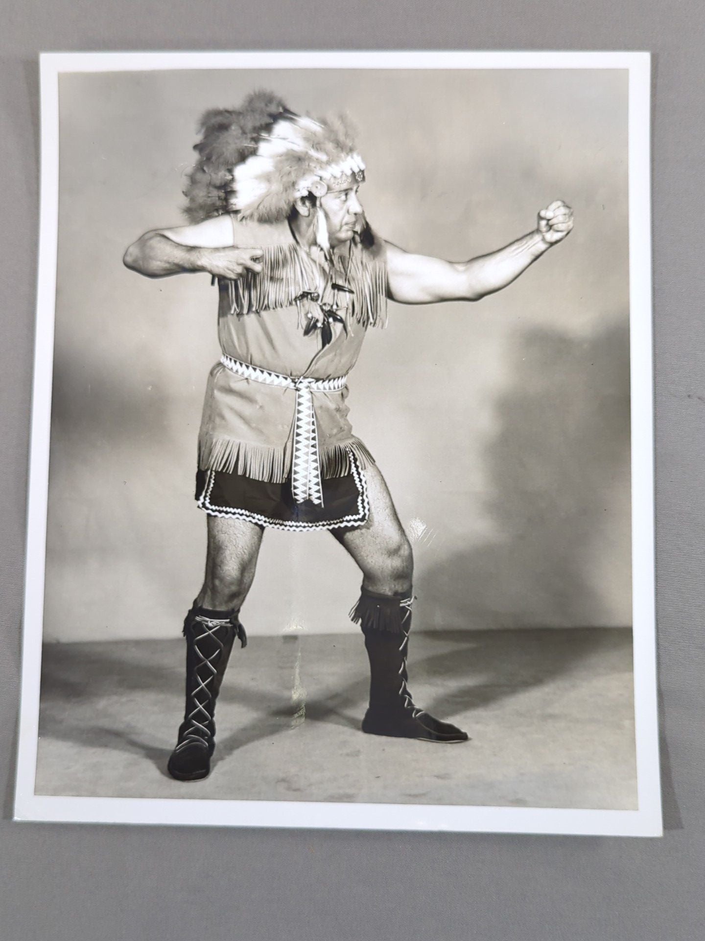 Big Comanche Black and White Pro-Photo Set of 2