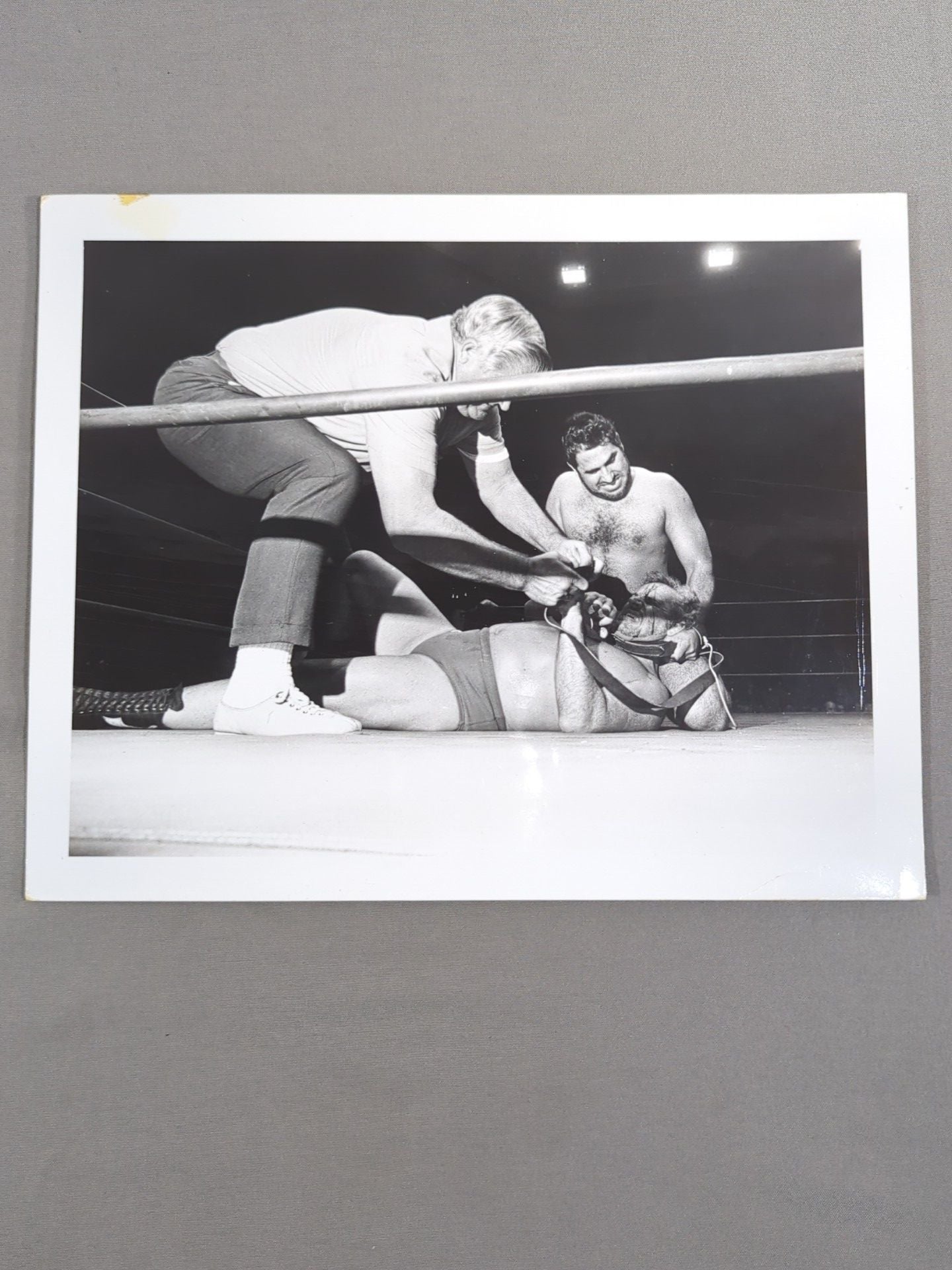 タイガー・ジェット・シン 白黒大判写真2枚セット