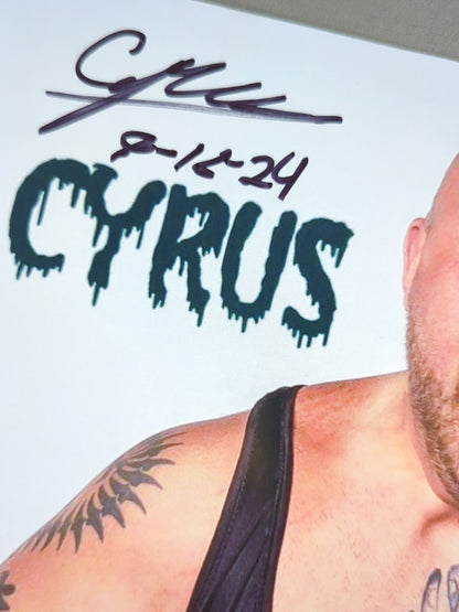 Cyrus hand signed autograph Pro-Photo (A-4)