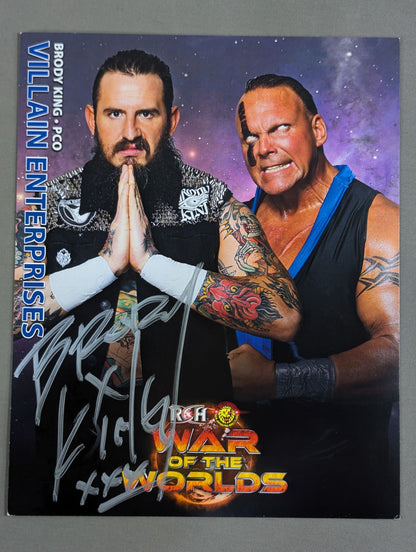 ★ROH×NJPW★ Brody King hand signed autograph Pro-Photo  (A-1)