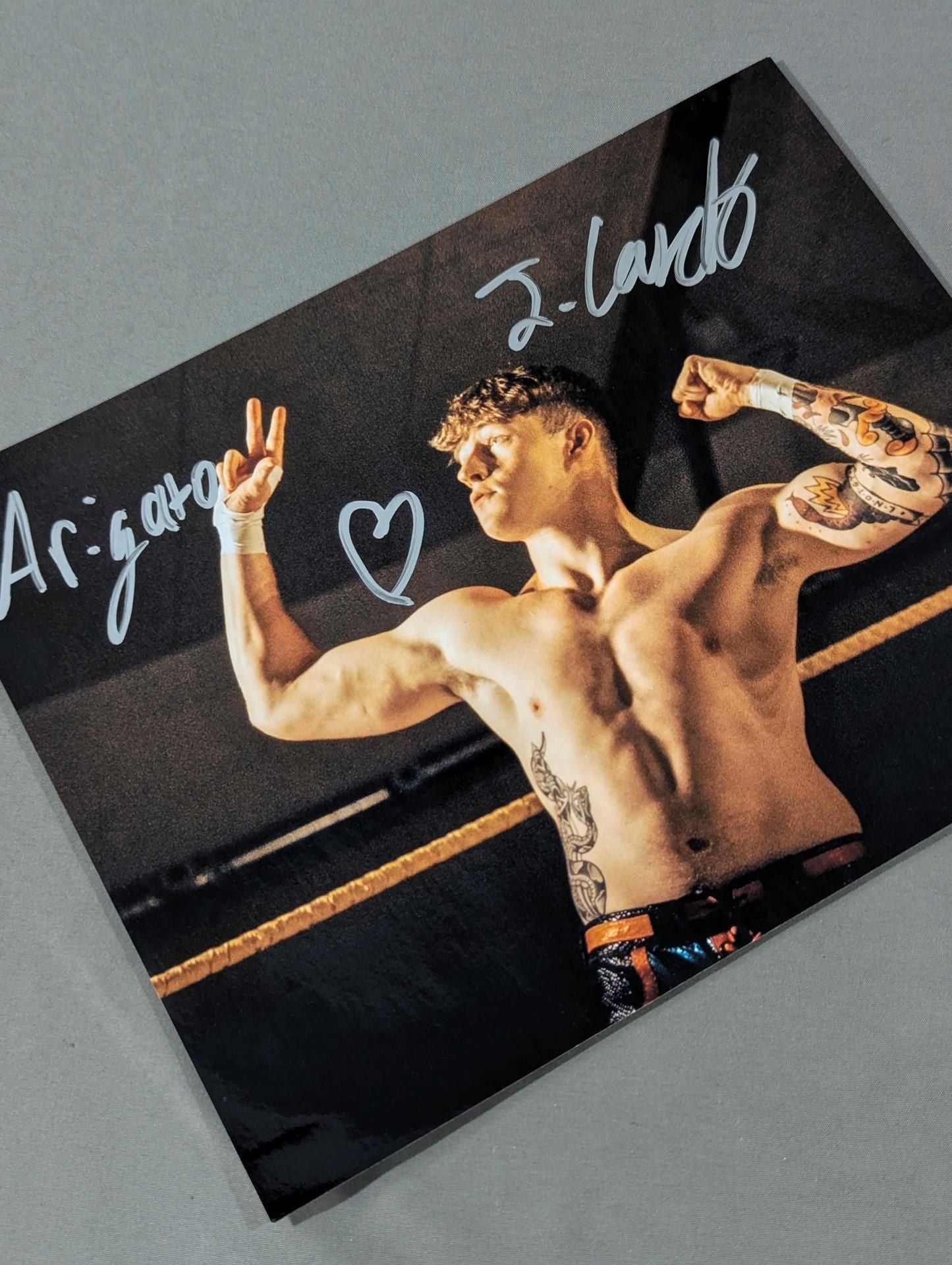 Joe Landau hand signed autograph  Pro-Photo (A-1)