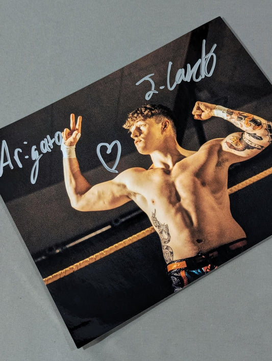 Joe Landau hand signed autograph  Pro-Photo (A-1)