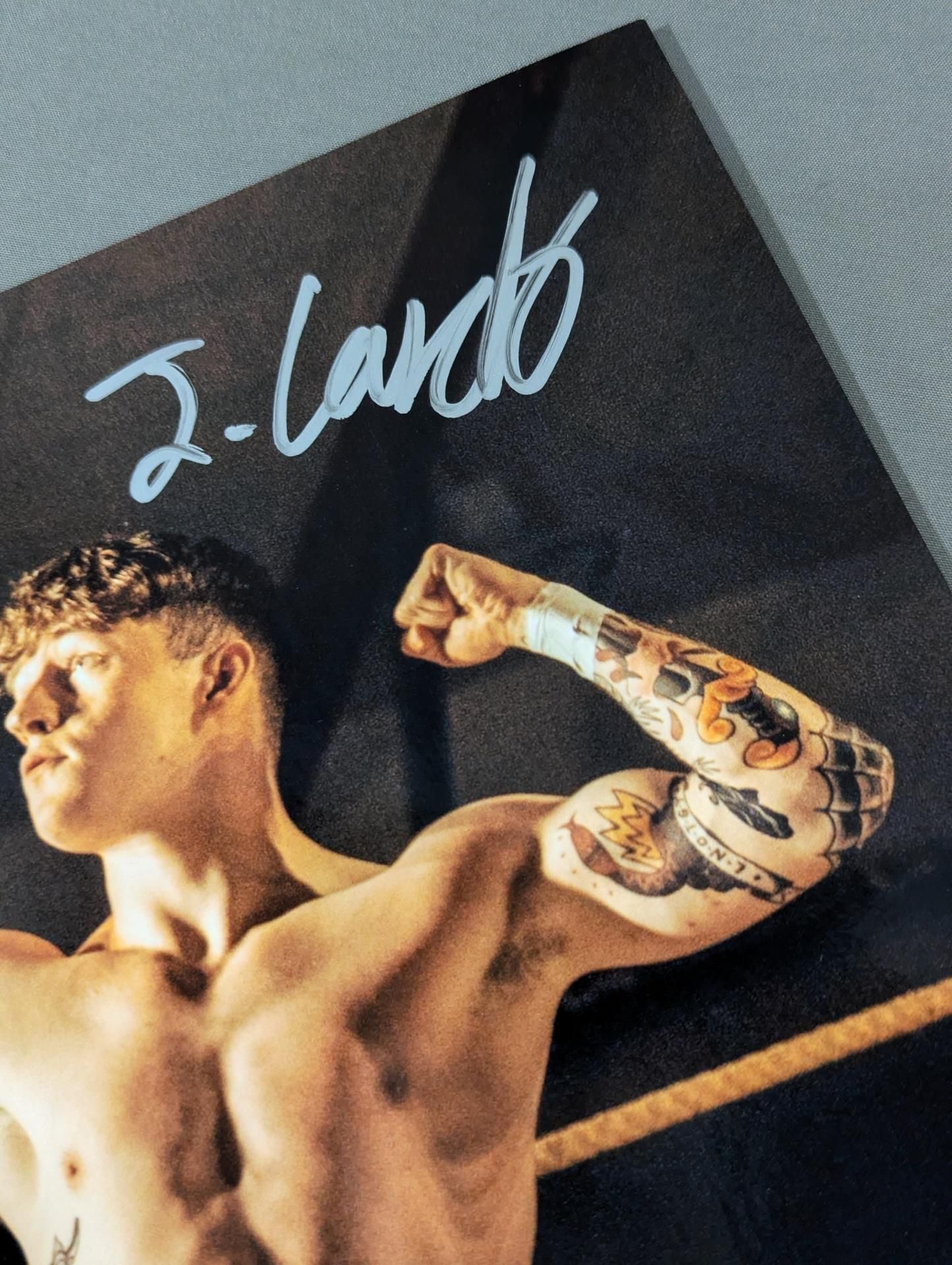 Joe Landau hand signed autograph  Pro-Photo (A-1)