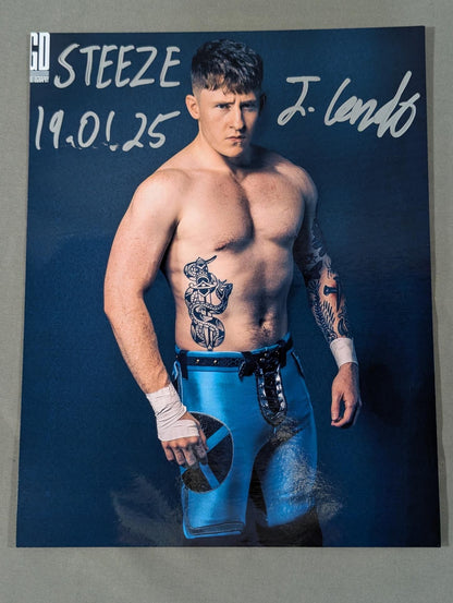 Joe Landau hand signed autograph  Pro-Photo (A-2)