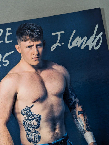 Joe Landau hand signed autograph  Pro-Photo (A-2)