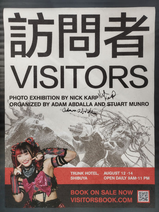 【ニック・カープ＆アダム・アブドラ氏 直筆Wサイン入り】GCW写真展「VISITORS/訪問者」