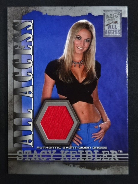 2002 FLEER WWF Stacey Keebler Costume Card