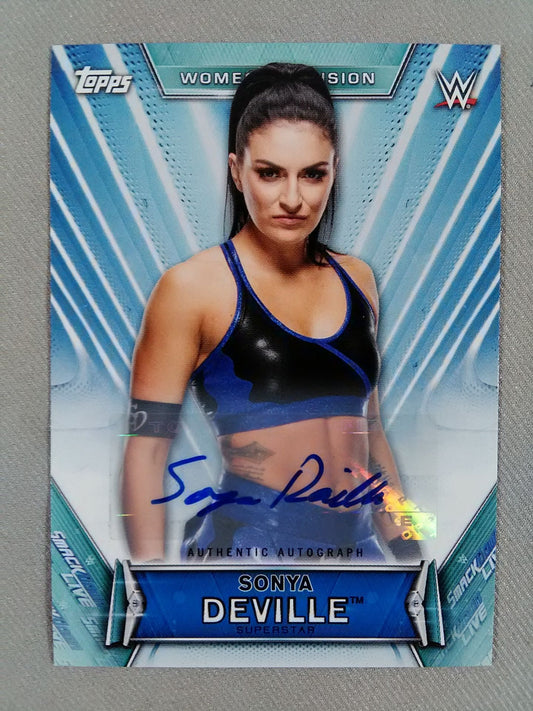 2019 WWE topps ソーニャ・デビル 公式サインカード