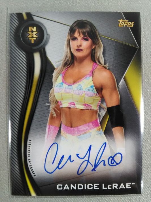 2019 NXT topps キャンディス・リレイ 公式サインカード