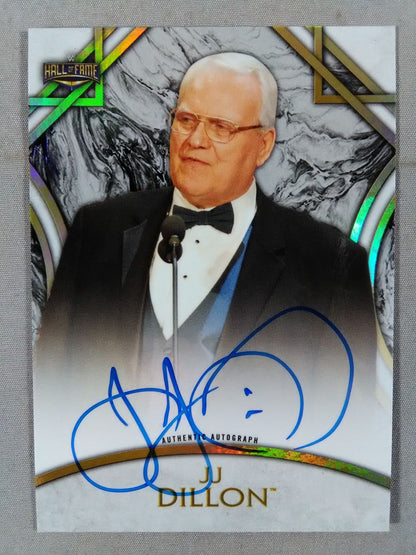 ★HALL OF FAME★ 2018 WWE topps J.J. Dillon Officialautographed card 