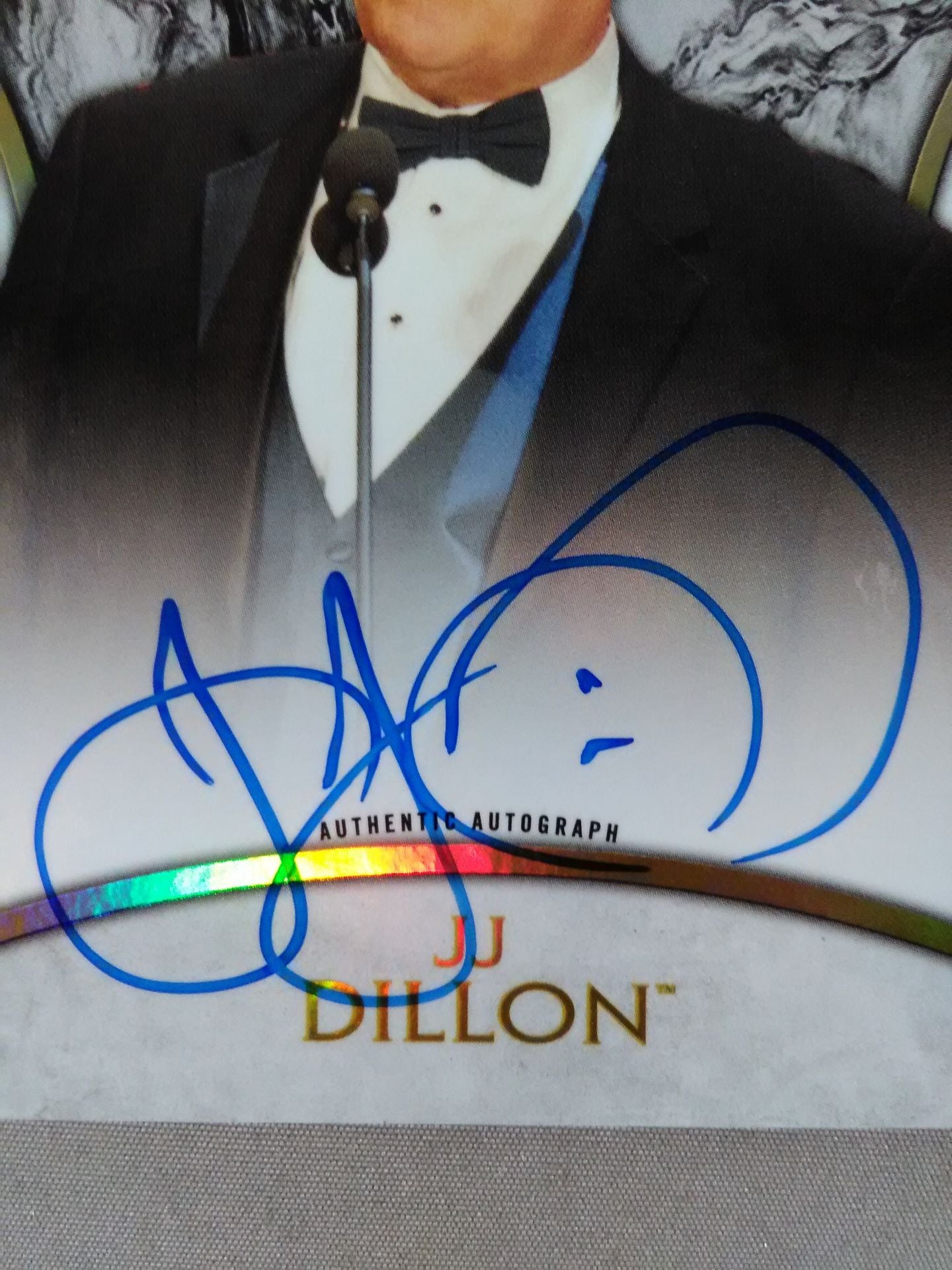 ★HALL OF FAME★ 2018 WWE topps J.J. Dillon Officialautographed card 