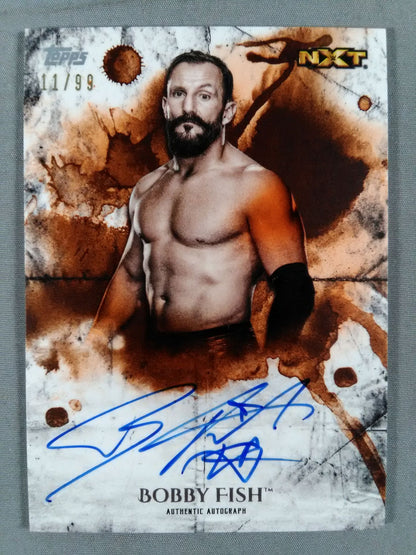 2018 NXT topps ボビー・フィッシュ 公式サインカード