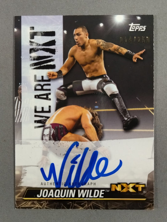 2021 NXT Topps ホワキン・ワイルド 公式サインカード