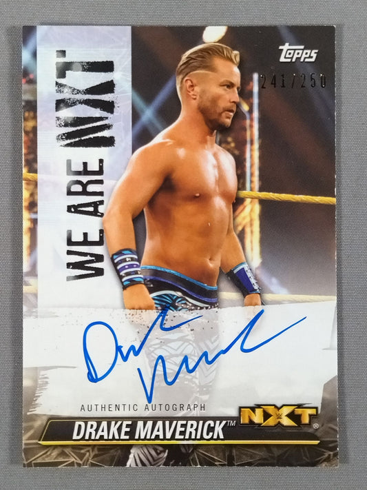2021 NXT Topps ドレイク・マーベリック 公式サインカード