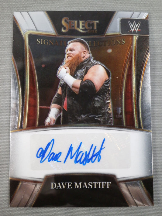 2022 WWE PANINI デイブ・マスティフ 公式サインカード