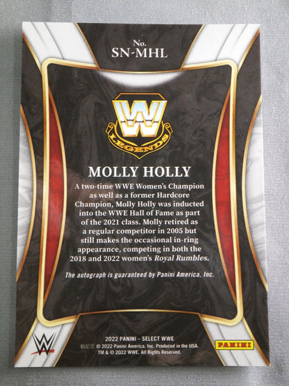 2022 WWE PANINI モーリー・ホーリー 公式サインカード