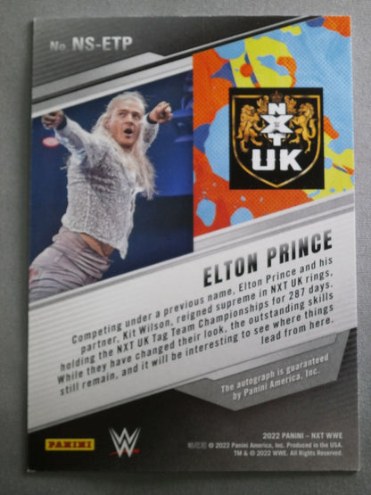 2022 WWE PANINI エルトン・プリンス 公式サインカード