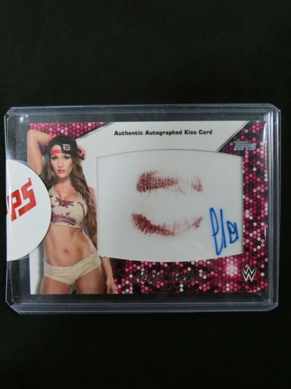 2016 Topps ニッキー・ベラ 公式サイン入りキスカード