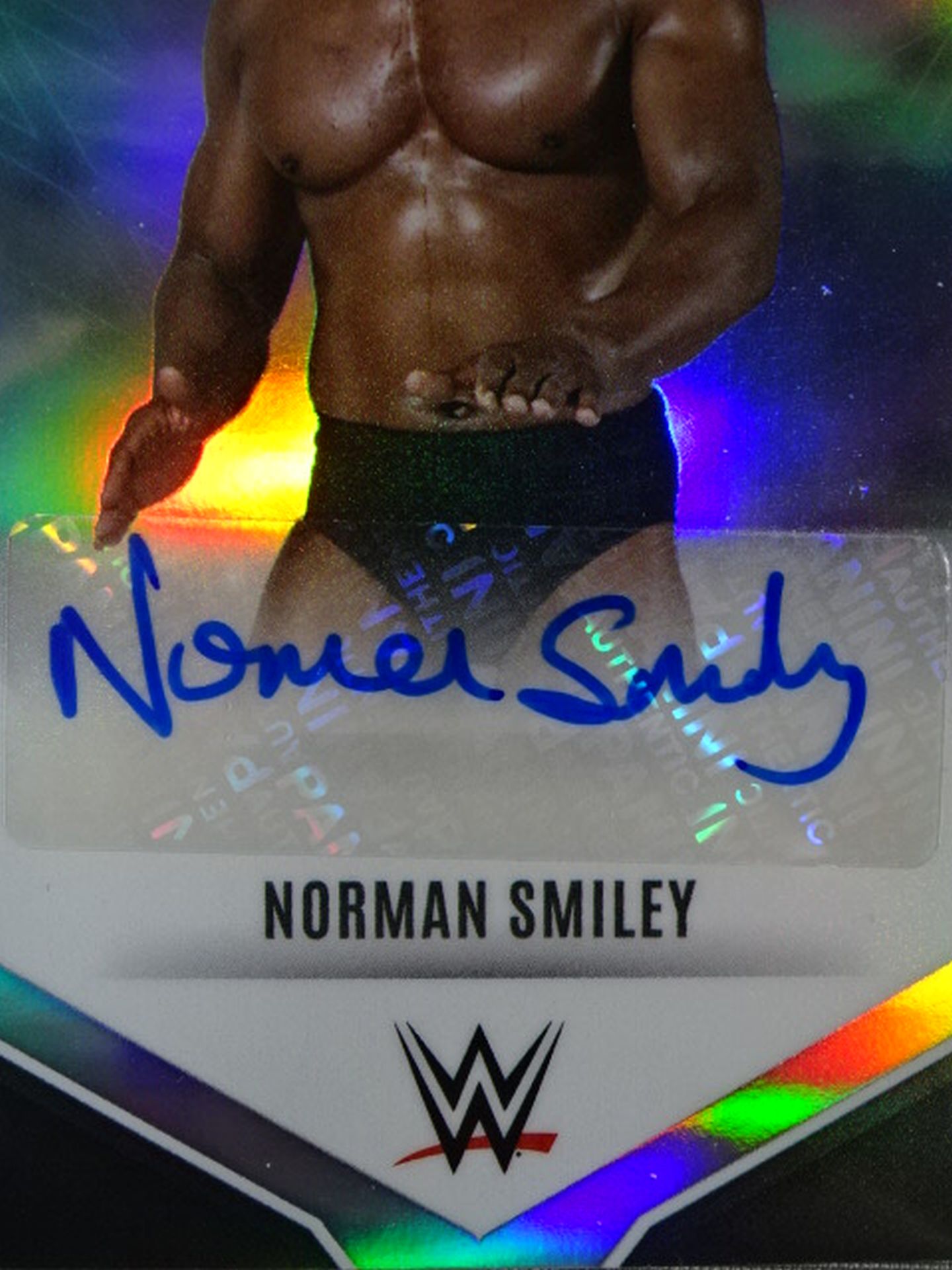 2023 WWE PANINI ノーマン・スマイリー 公式サインカード