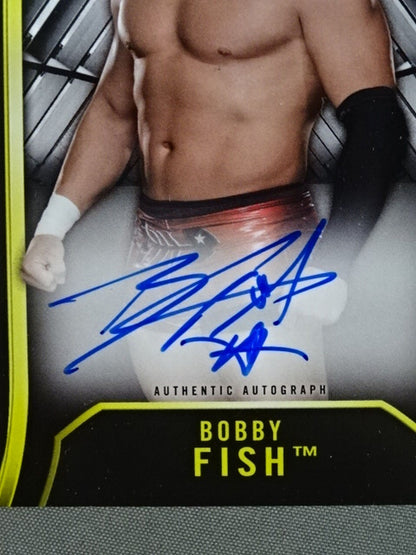 2018 NXT topps ボビー・フィッシュ 公式サインカード